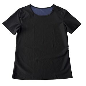 Sauna Shapewear Sweat Contour Compression Men's Fitted Short Sleeve Shirt S Gym